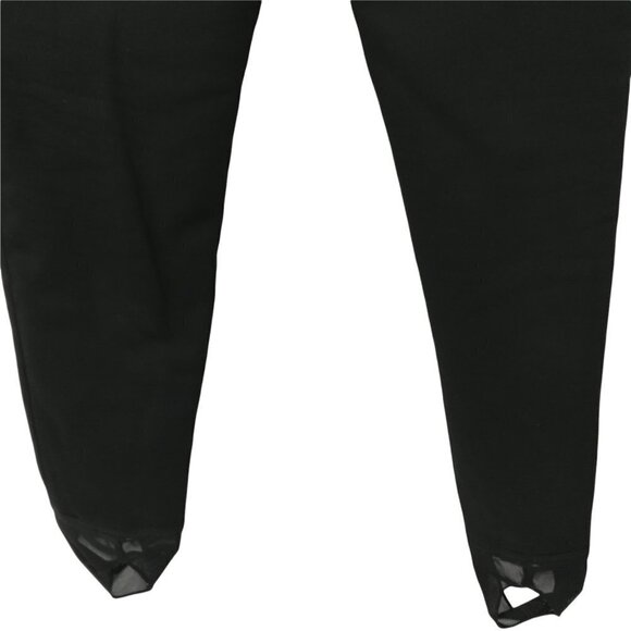 Vintage Metropolis by Couloir Ski Pants Size 10 Schoeller Skifans Stirrups Black - Picture 10 of 12